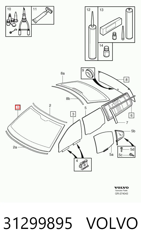 Автоскло Nordglass ST407557 ціна, від 119.88 USD