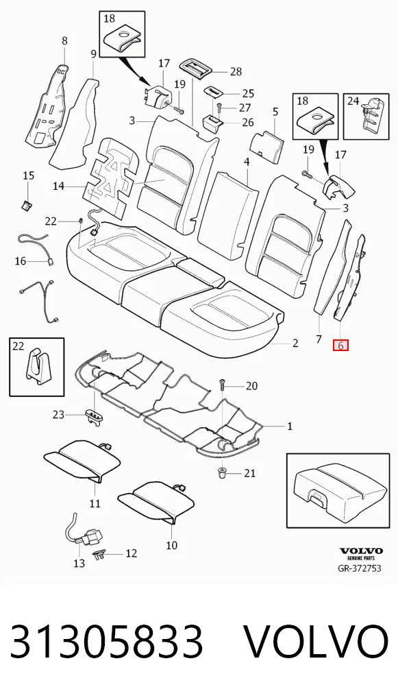 31305833 Volvo Компресор холодоагенту