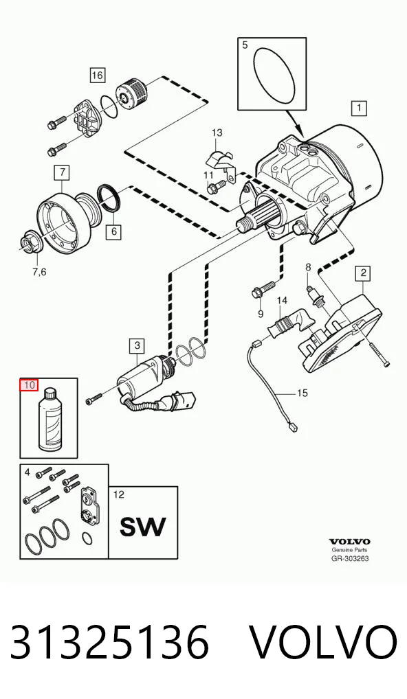 31325136 Volvo Масло АКПП
