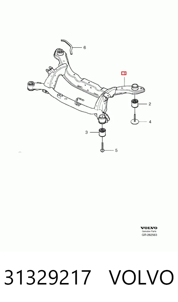 Купити Балка задня Volvo S80 II AS, AR