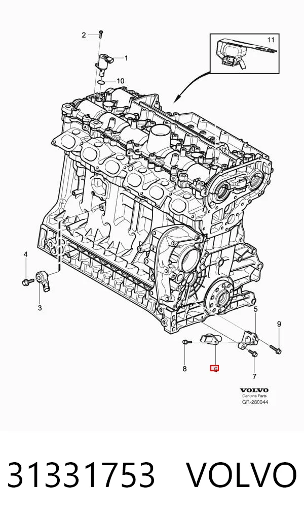31331753 Volvo ДПКВ