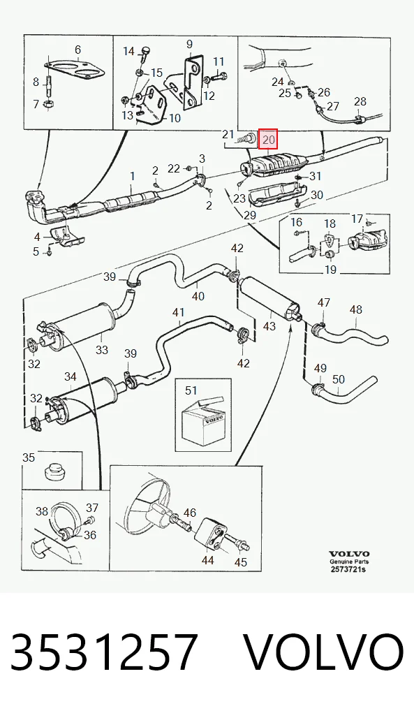 Купити Каталізатор Volvo 240  P242, P244