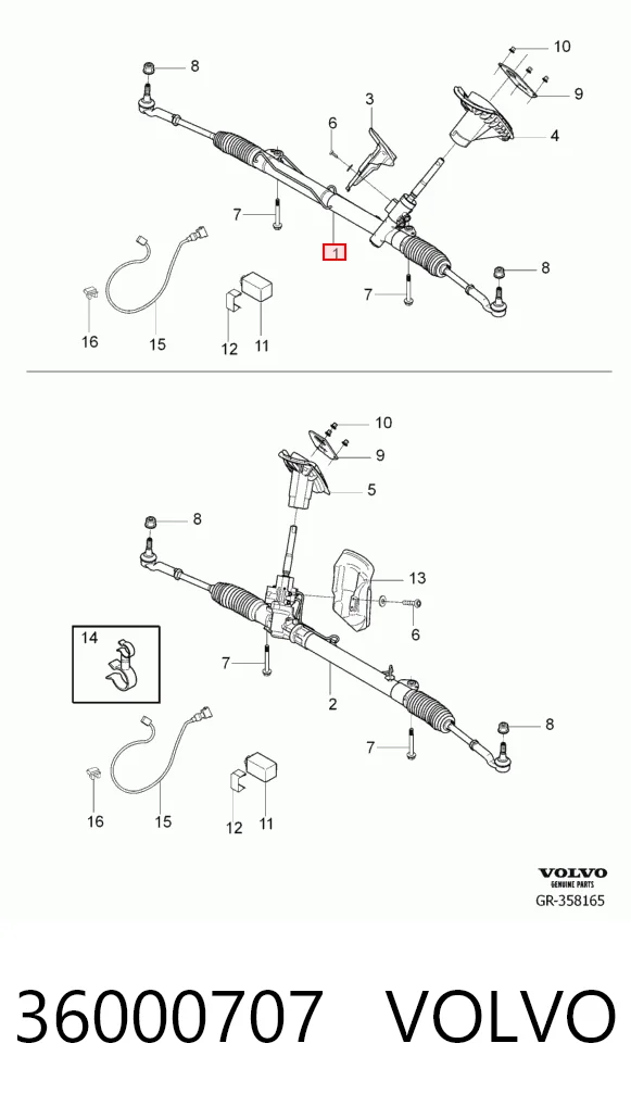 Управління рульове в зборі ZF Parts 7853993634 ціна, від 483.01 USD