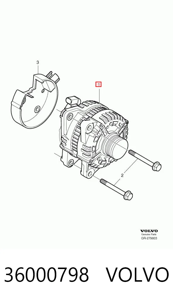 36000798 Volvo Авто генератор