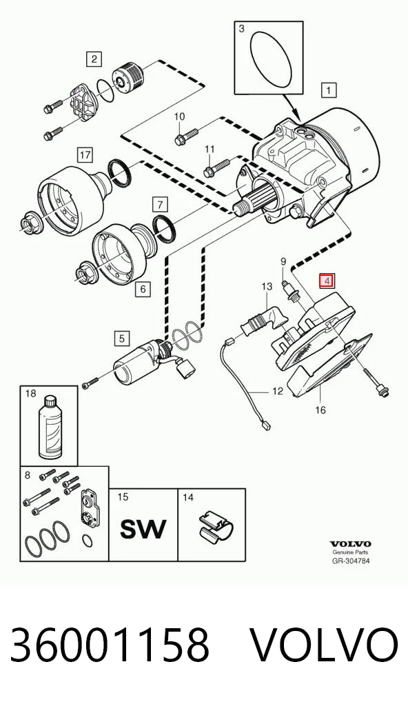 36001158 Volvo