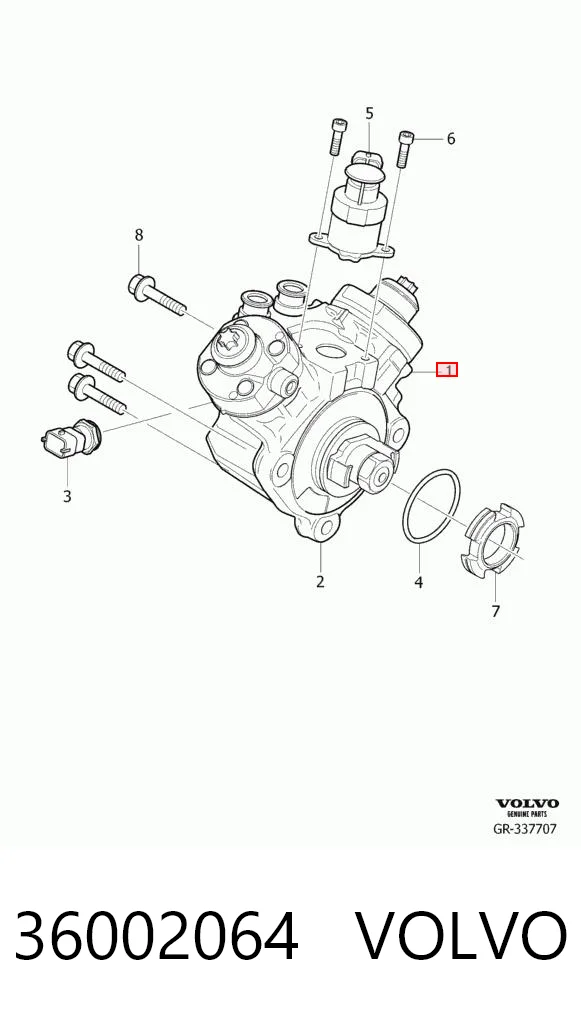 445010680 Bosch Насос паливний високого тиску (ПНВТ)