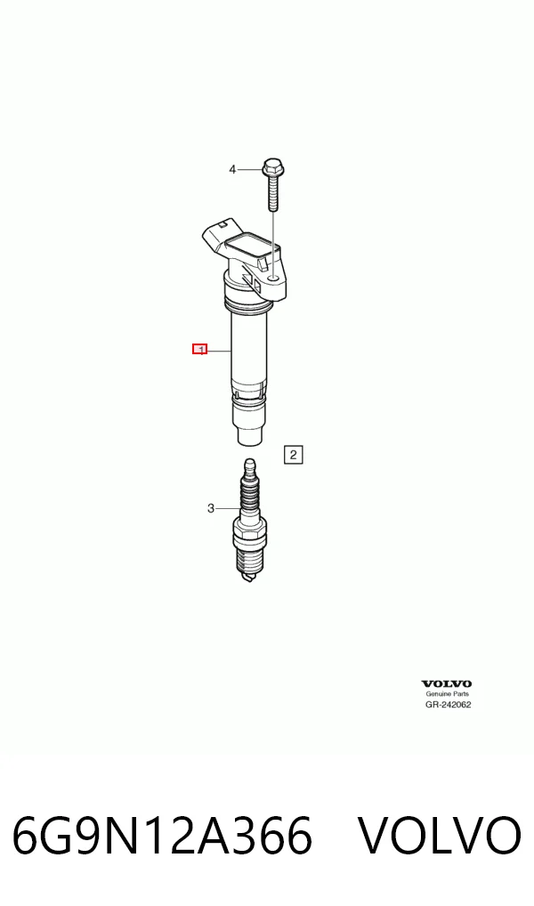 6G9N12A366 Volvo Котушка запалювання