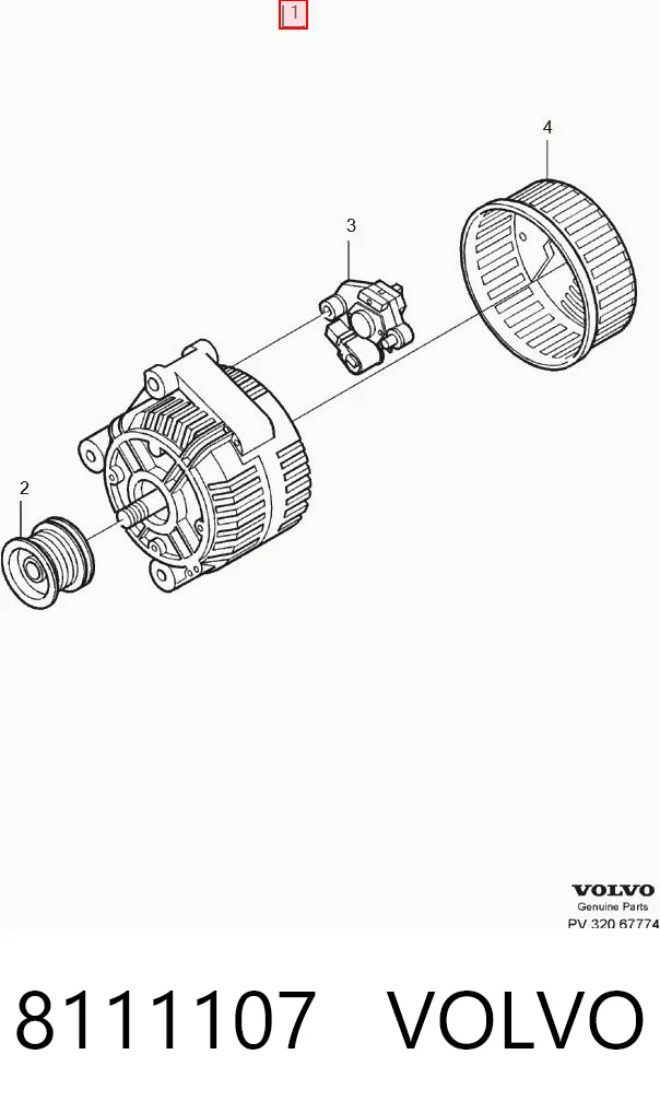 8111107 Volvo Авто генератор