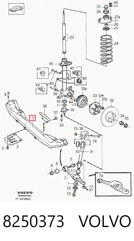 Купити Підрамник передній Volvo 740  744
