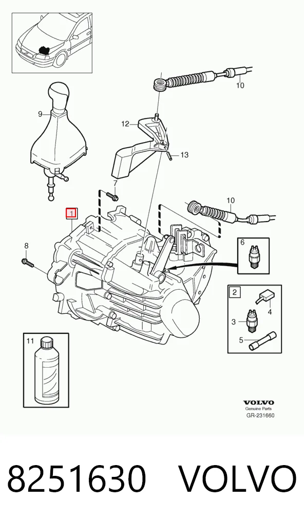 МКПП на Volvo V70 I LV