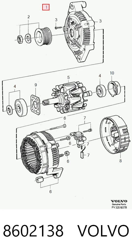 Генератор AS/Auto Storm A0628S ціна, від 66.08 USD