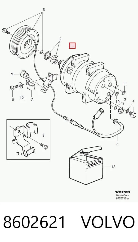 8602621 Volvo Компресор холодоагенту