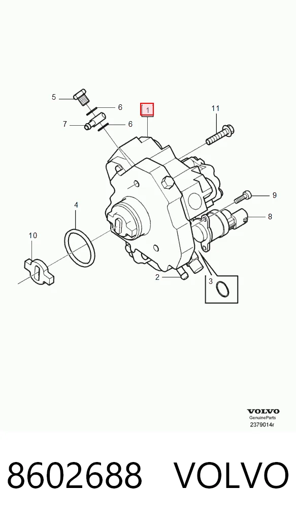 Купити Паливний насос високого тиску Volvo S80 I TS, TH, KV