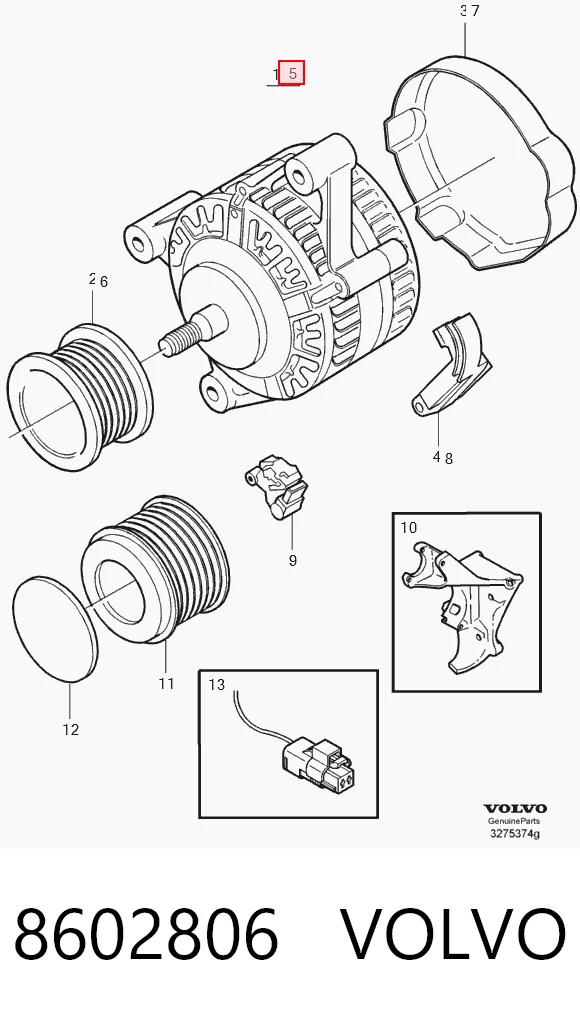 8602806 Volvo Авто генератор