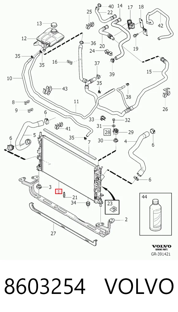  Радіатор Mazda 3 