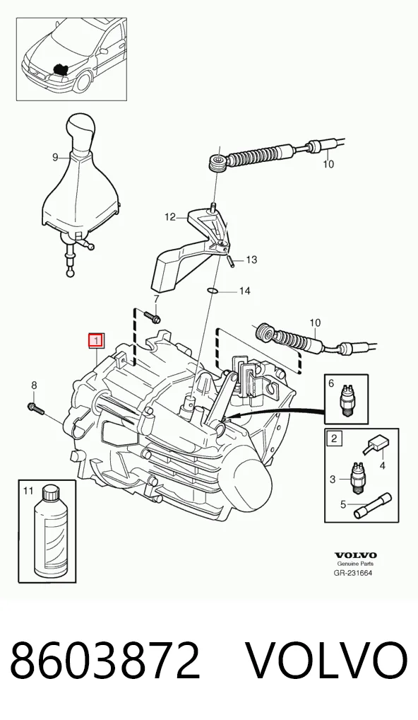 МКПП на Volvo S60 I RS, RH