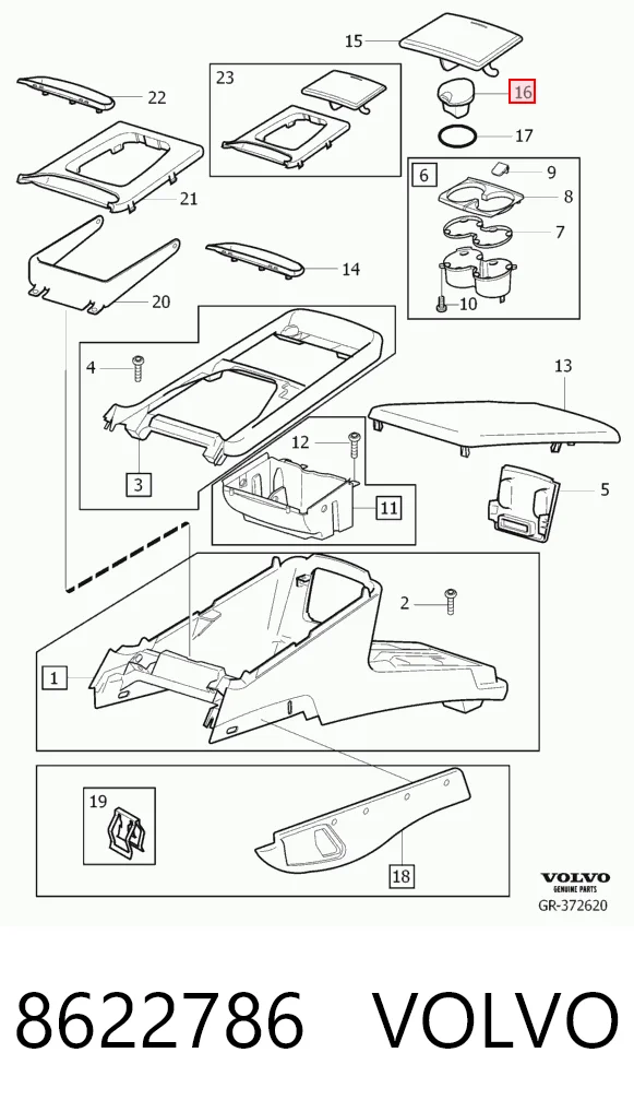 8622786 Volvo Авто генератор