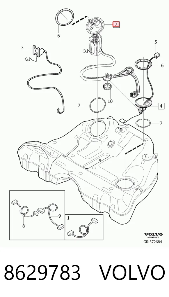 8629783 Volvo Електробензонасос