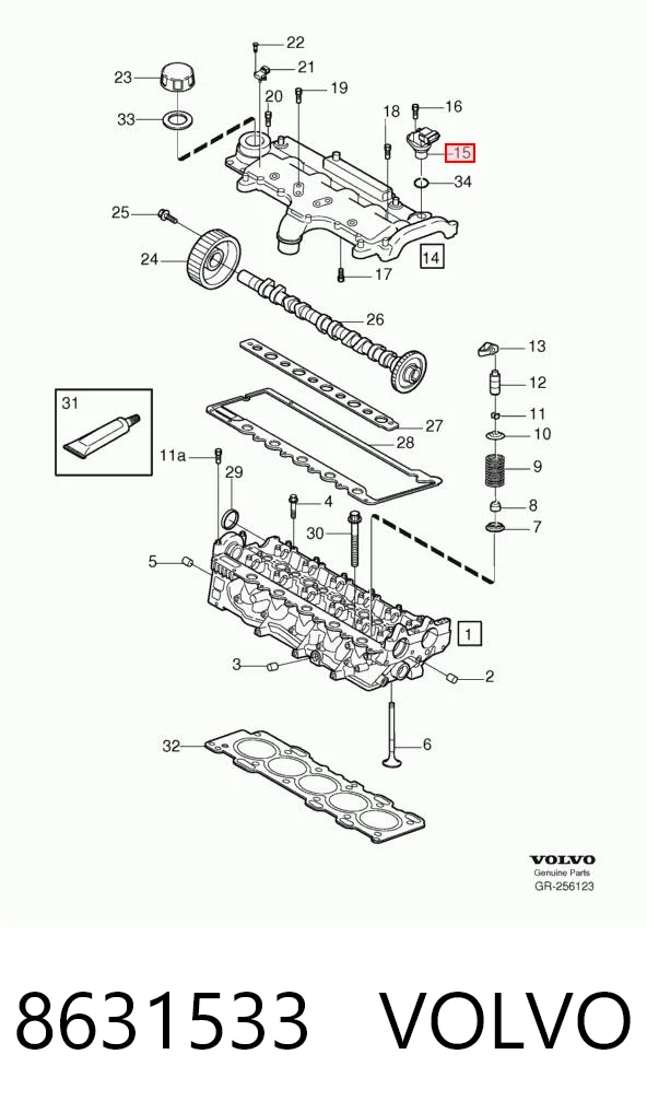 8631533 Volvo Датчик розподільного вала