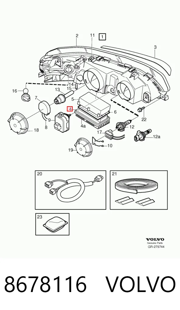 89035114 Renault (RVI) Реле управління ксеноном / біксенон