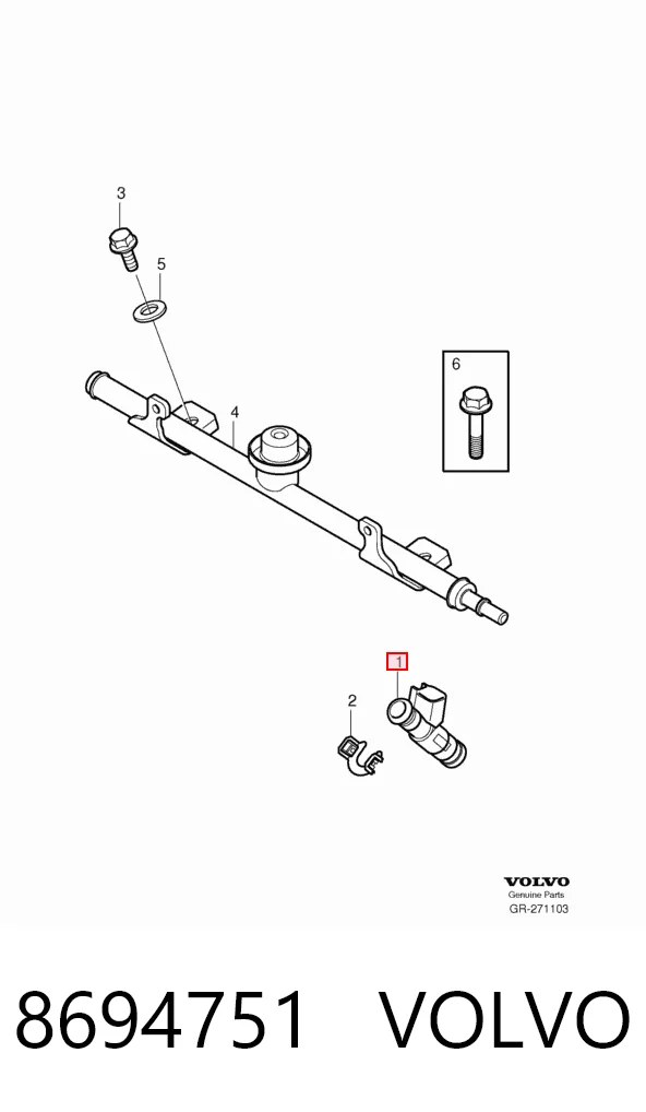 Паливні форсунки FEI0051 Magneti Marelli