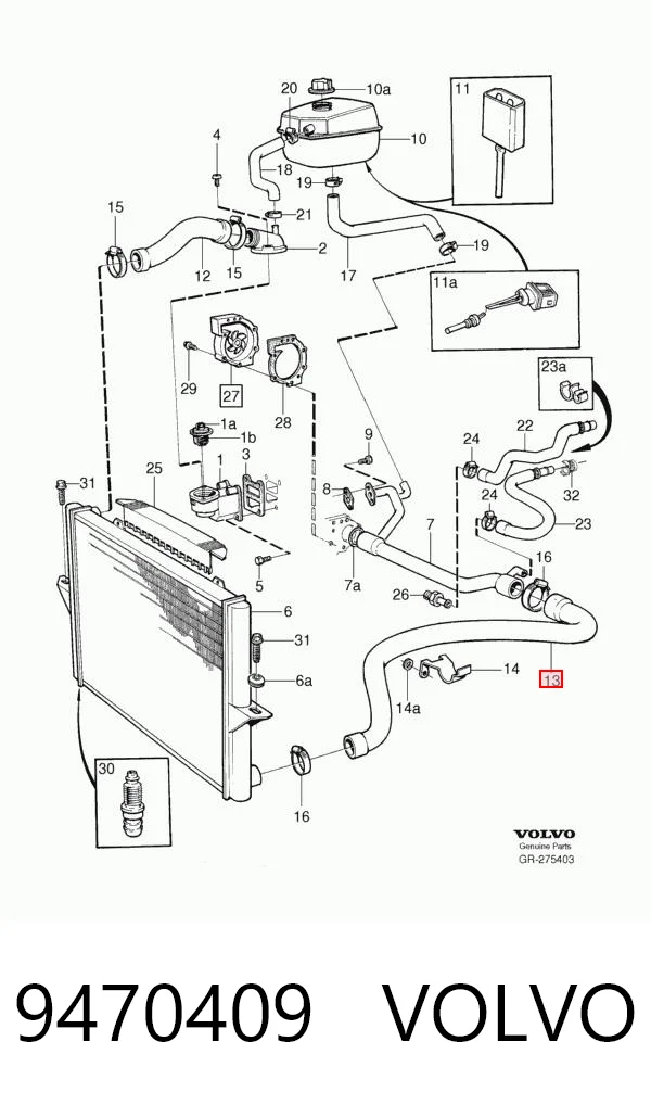 Шланг/патрубок радіатора охолодження, нижній Pro-parts 87430409 ціна, від 12.58 USD