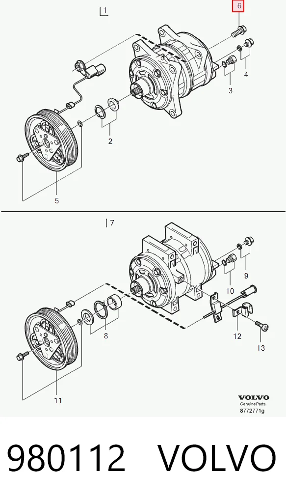 Болт вихлопної системи (глушника) MF241306 Chrysler