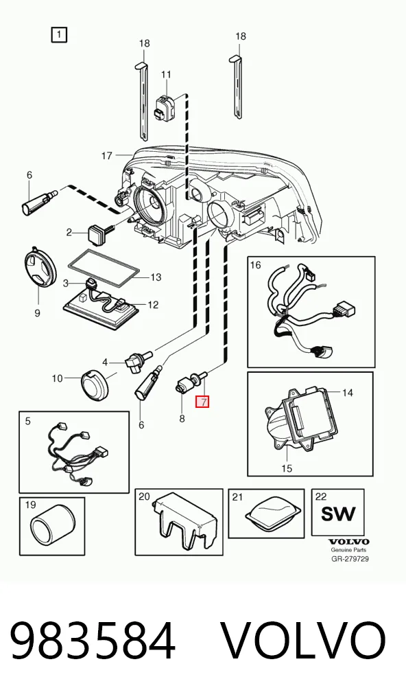 Купити Лампочка протитуманної фари Volkswagen Phaeton I 3D1, 3D2, 3D3, 3D4, 3D6, 3D7, 3D8, 3D9