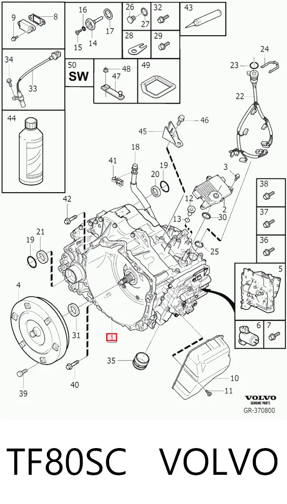 TF80SC Volvo Автоматична коробка передач