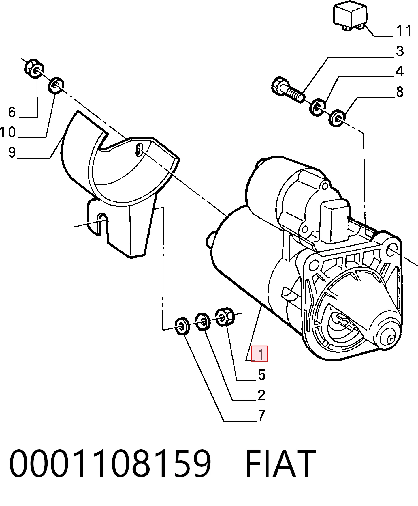 Купити 4755110 Iveco Стартер