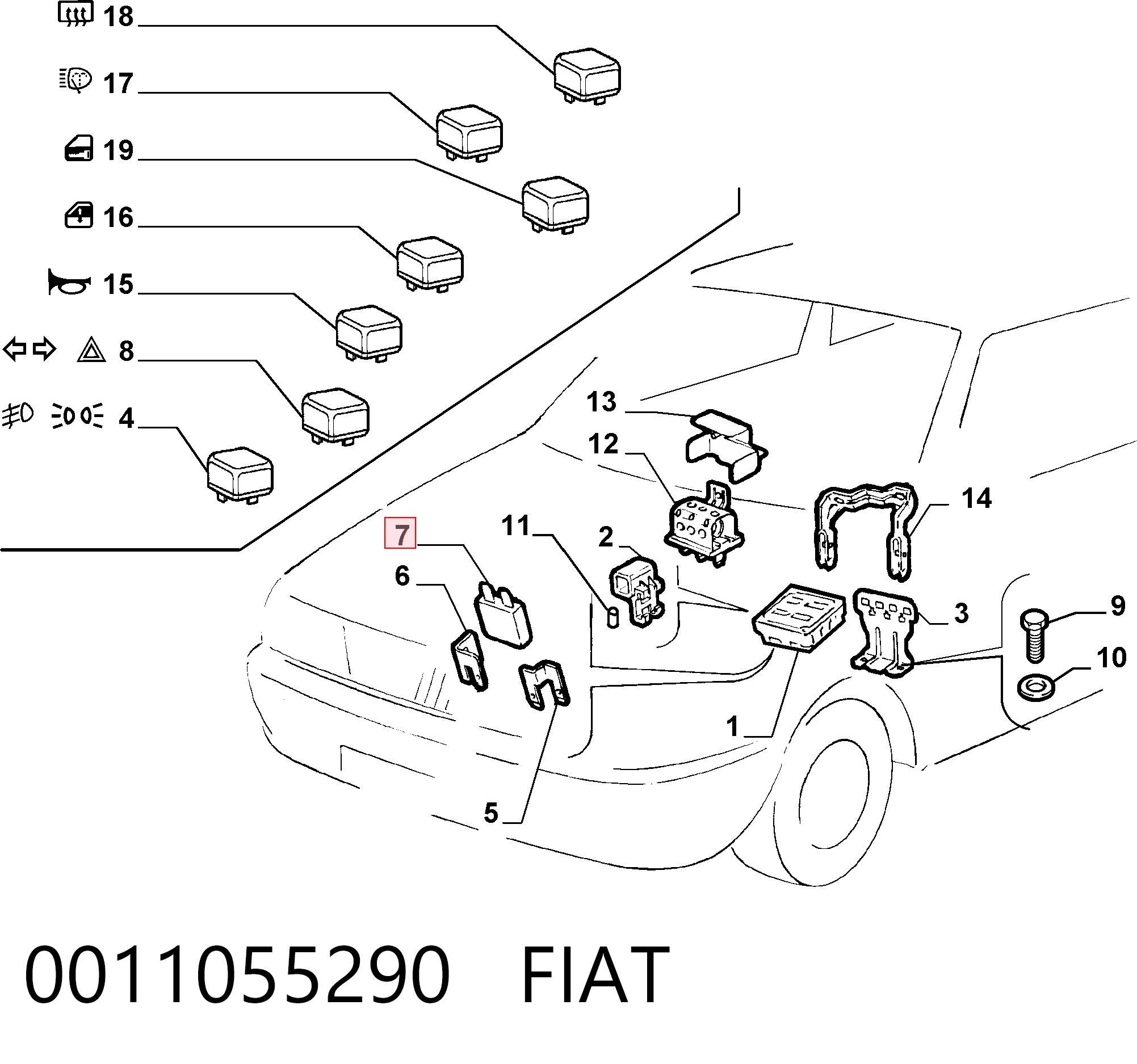 Купити 43753361 Volvo Запобіжник