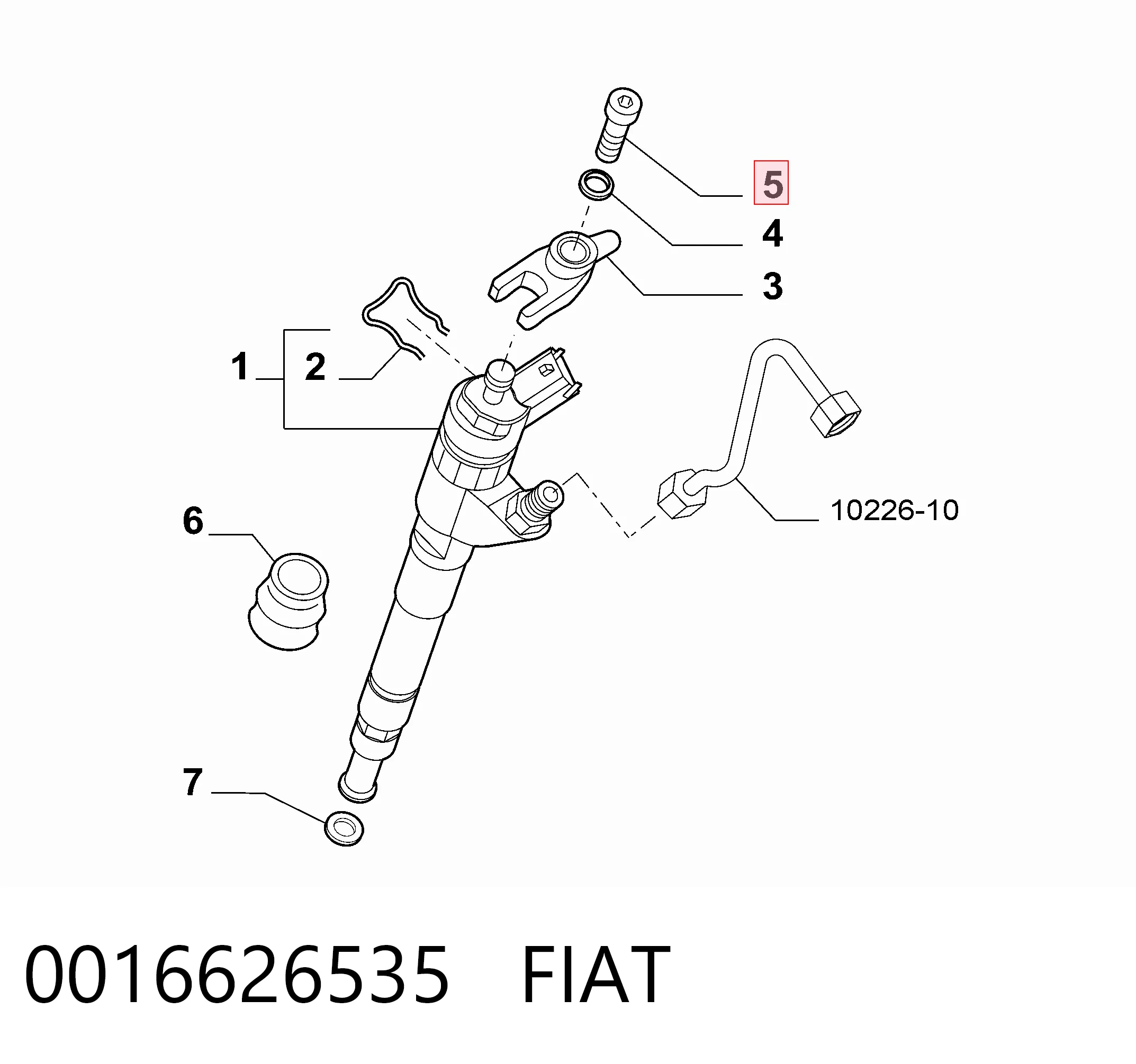 Болт кріплення форсунки Iveco 16626533 ціна, від 1.80 USD