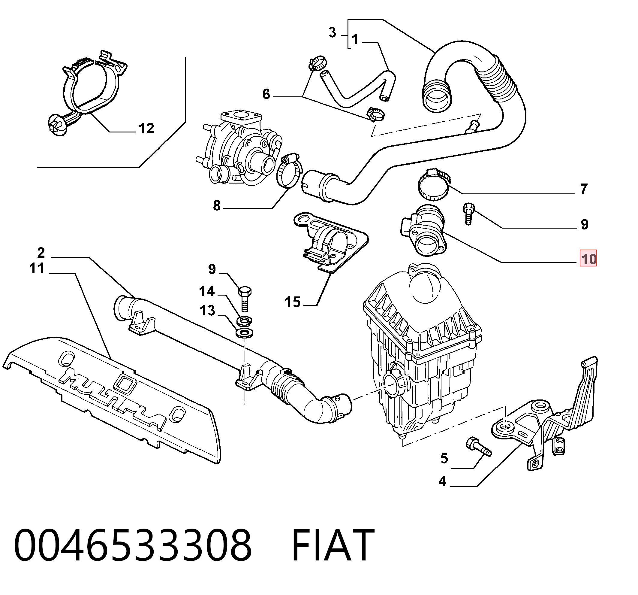280218004 Bosch Датчик витрати повітря