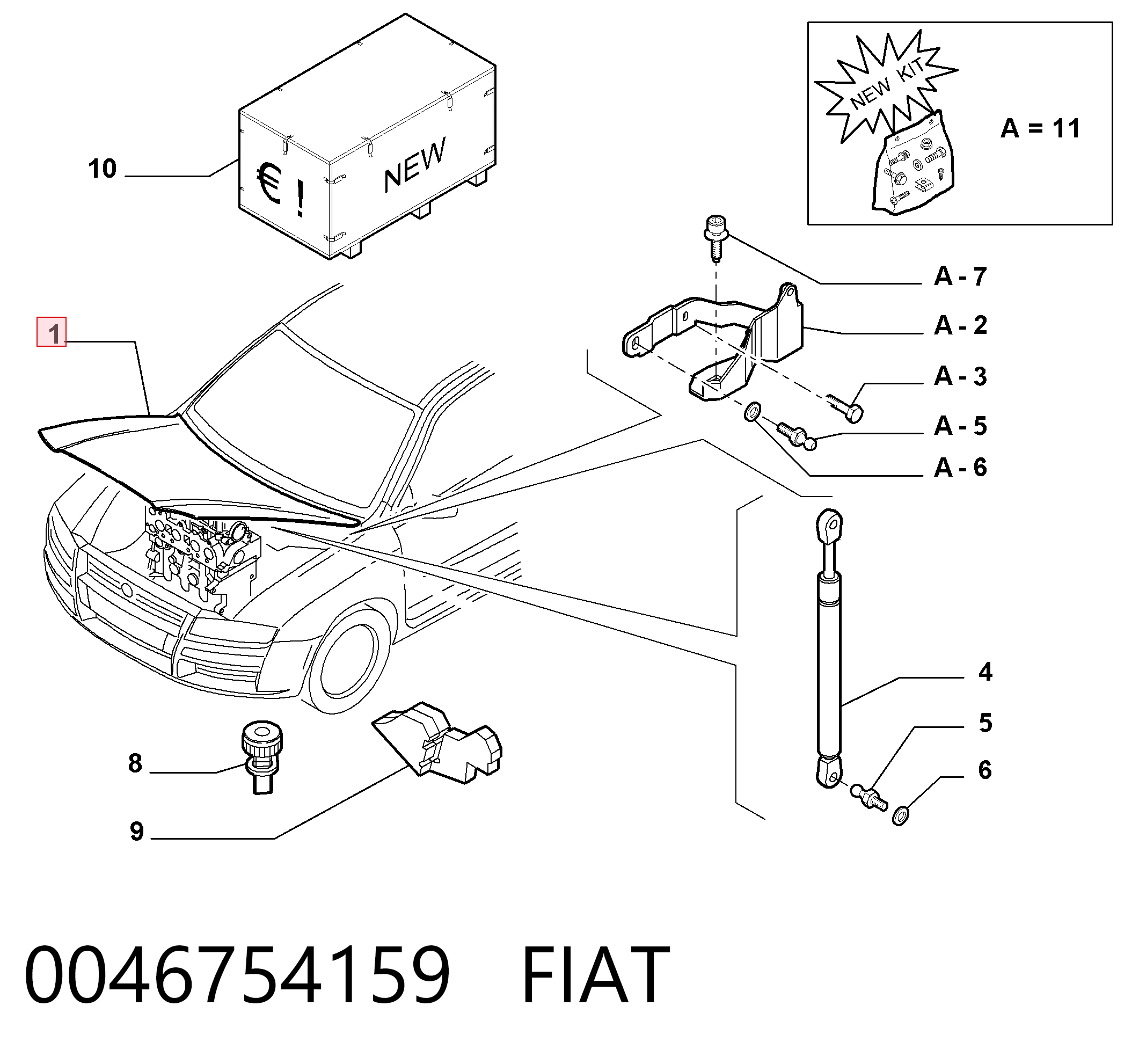 Капот Polcar 303003 ціна, від 133.11 USD