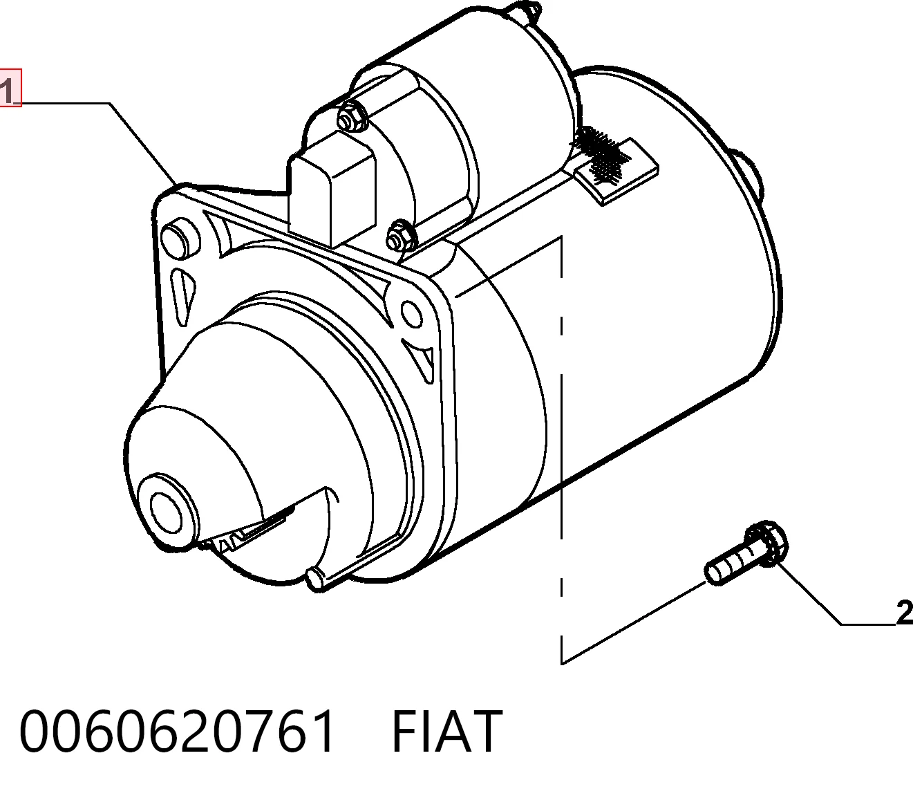 Стартер автомобільний Magneti Marelli 63111007