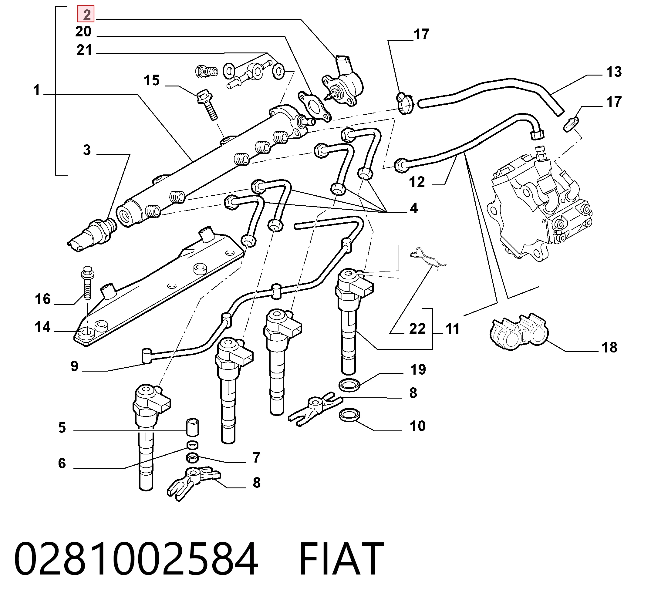 Регулятор тиску палива 1561084E50 Bosch