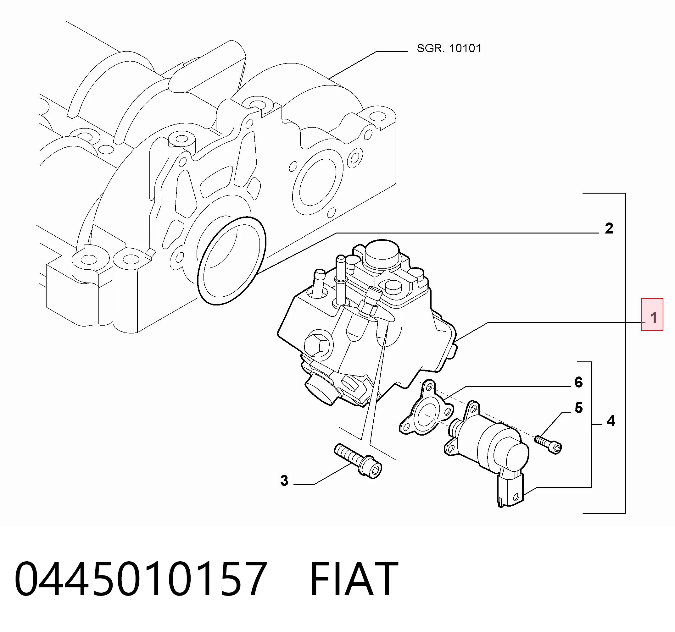 Насос паливний високого тиску Bosch 445010293 ціна, від 70.45 USD