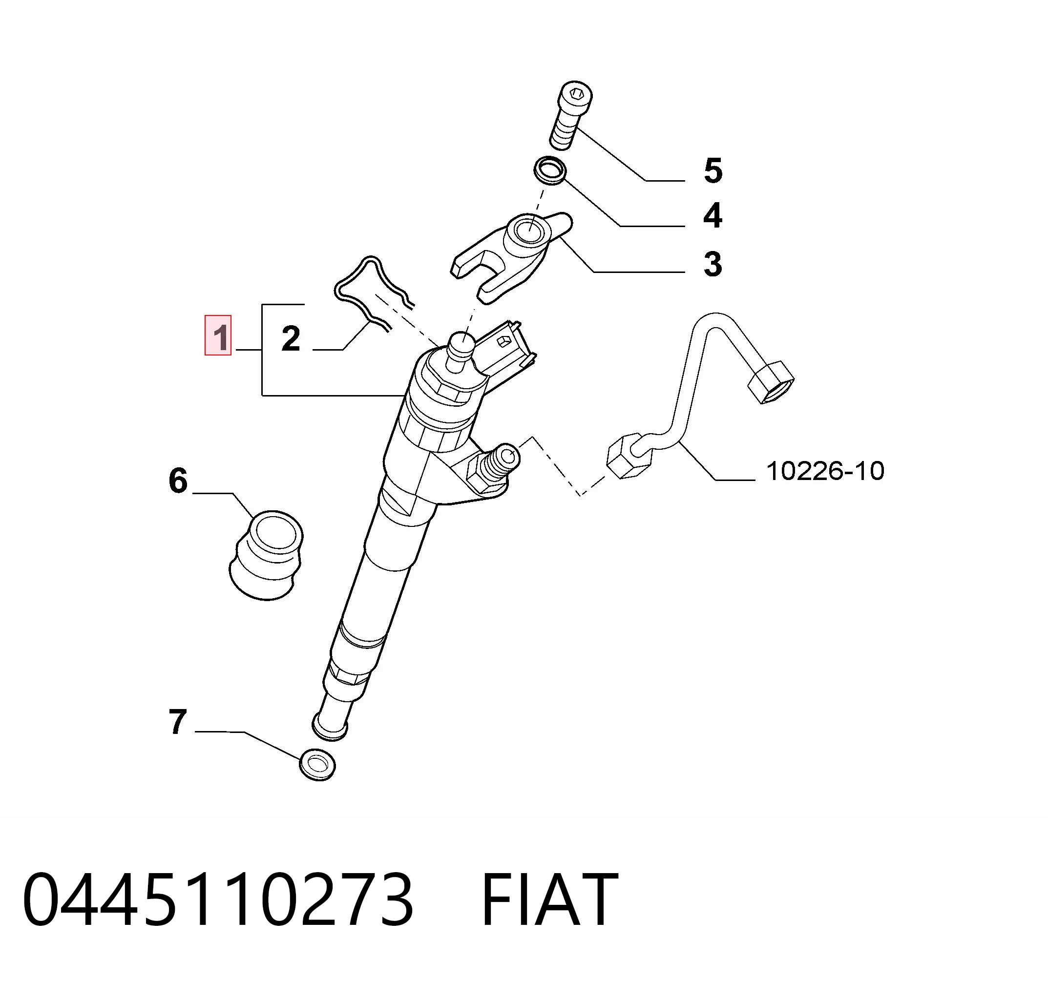 986435165 Bosch Форсунка вприску палива