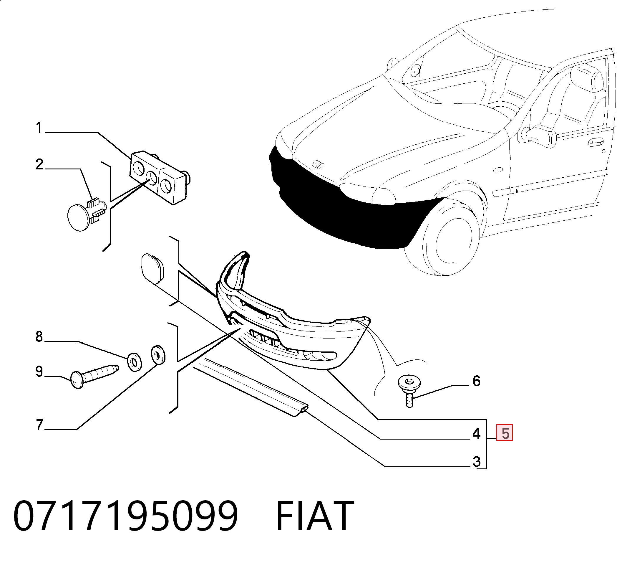 Бампер на авто Starline KH2007900 ціна, від 33.50 USD