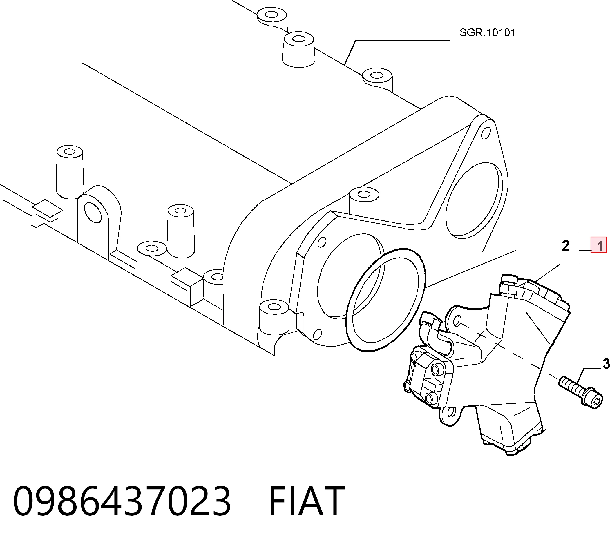 986437023 Bosch Насос паливний високого тиску (ПНВТ)