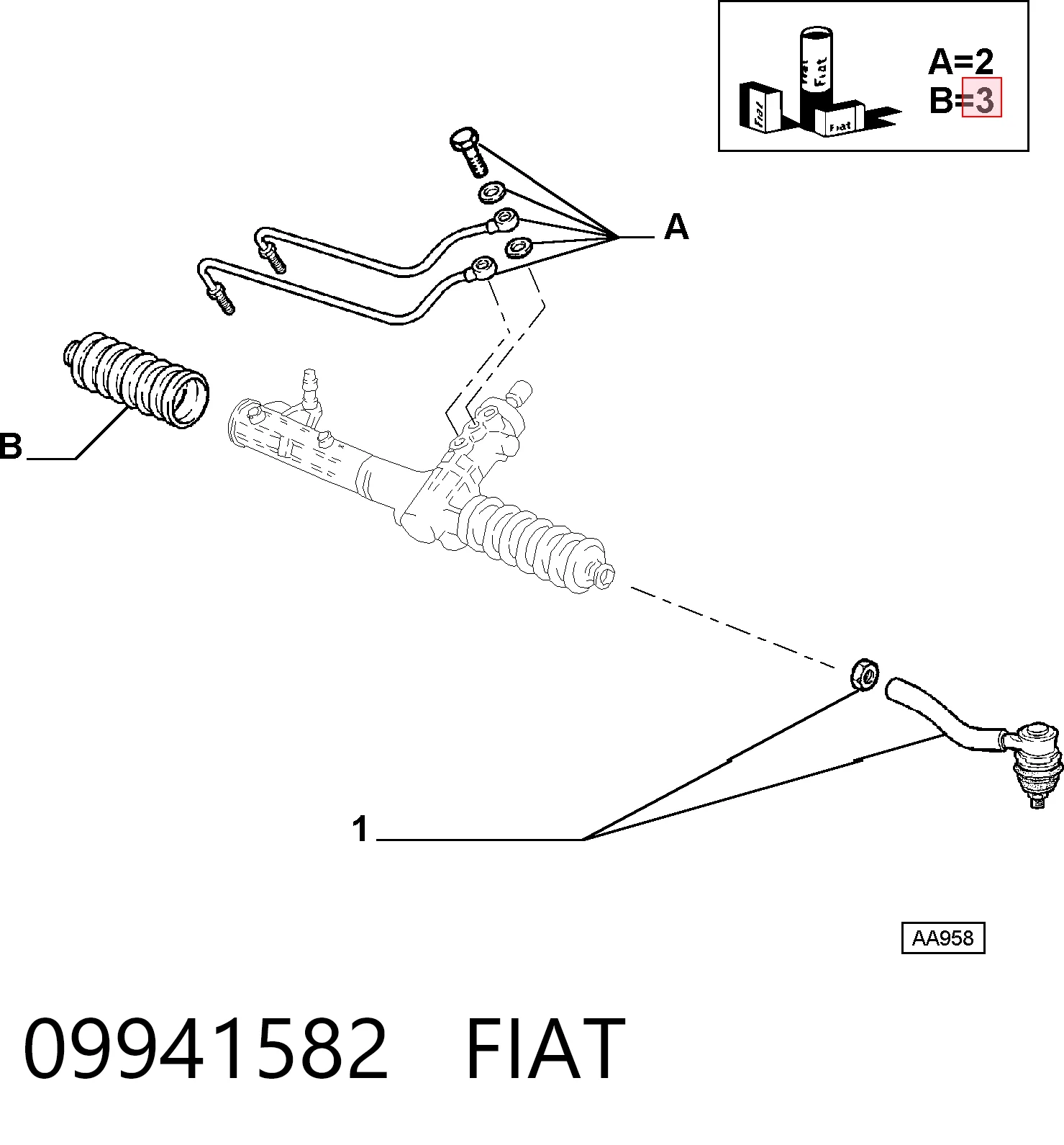Пильник рульової тяги Fiat Tempra седан (159) (1990 - 1996) ціна, від 9.84 USD