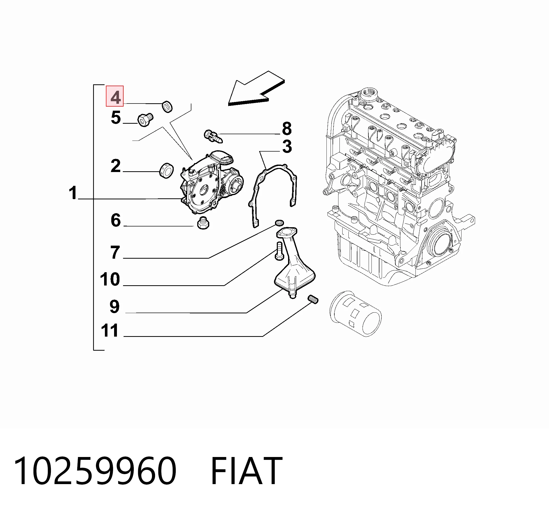 Прокладка зливної пробки редуктора Chrysler MB001294 ціна, від 0.21 USD