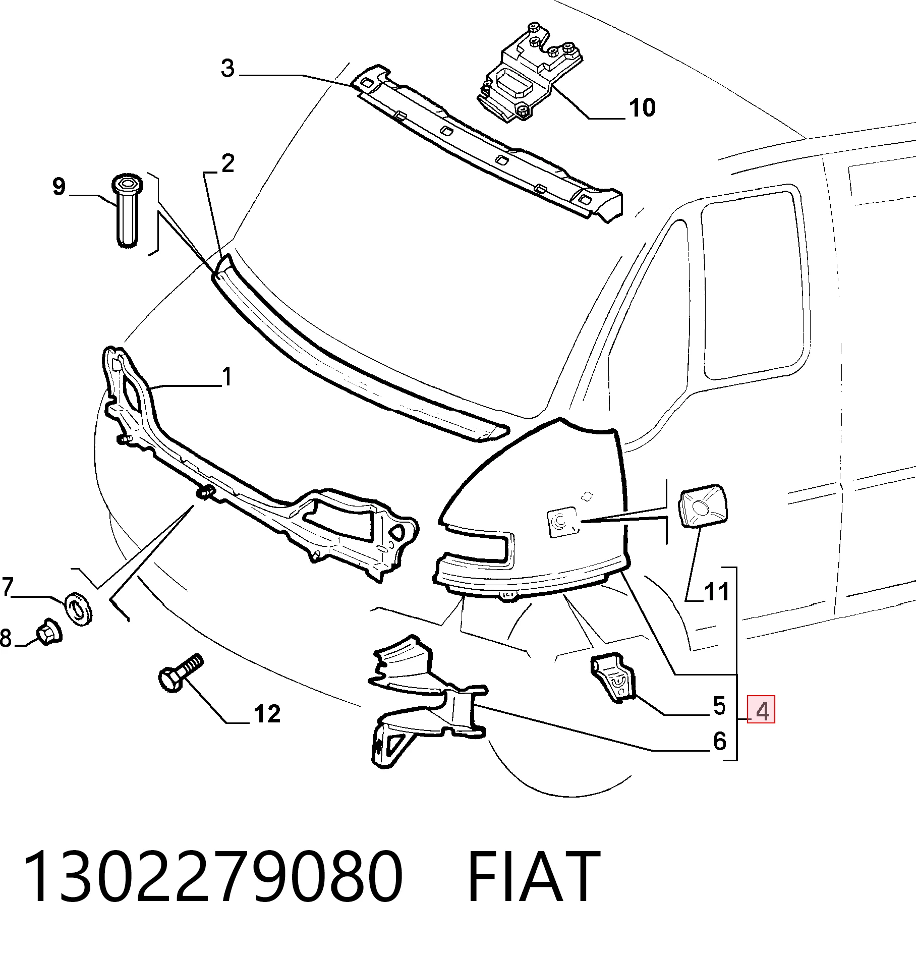 Переднє ліве крило на Citroen Jumper  230L