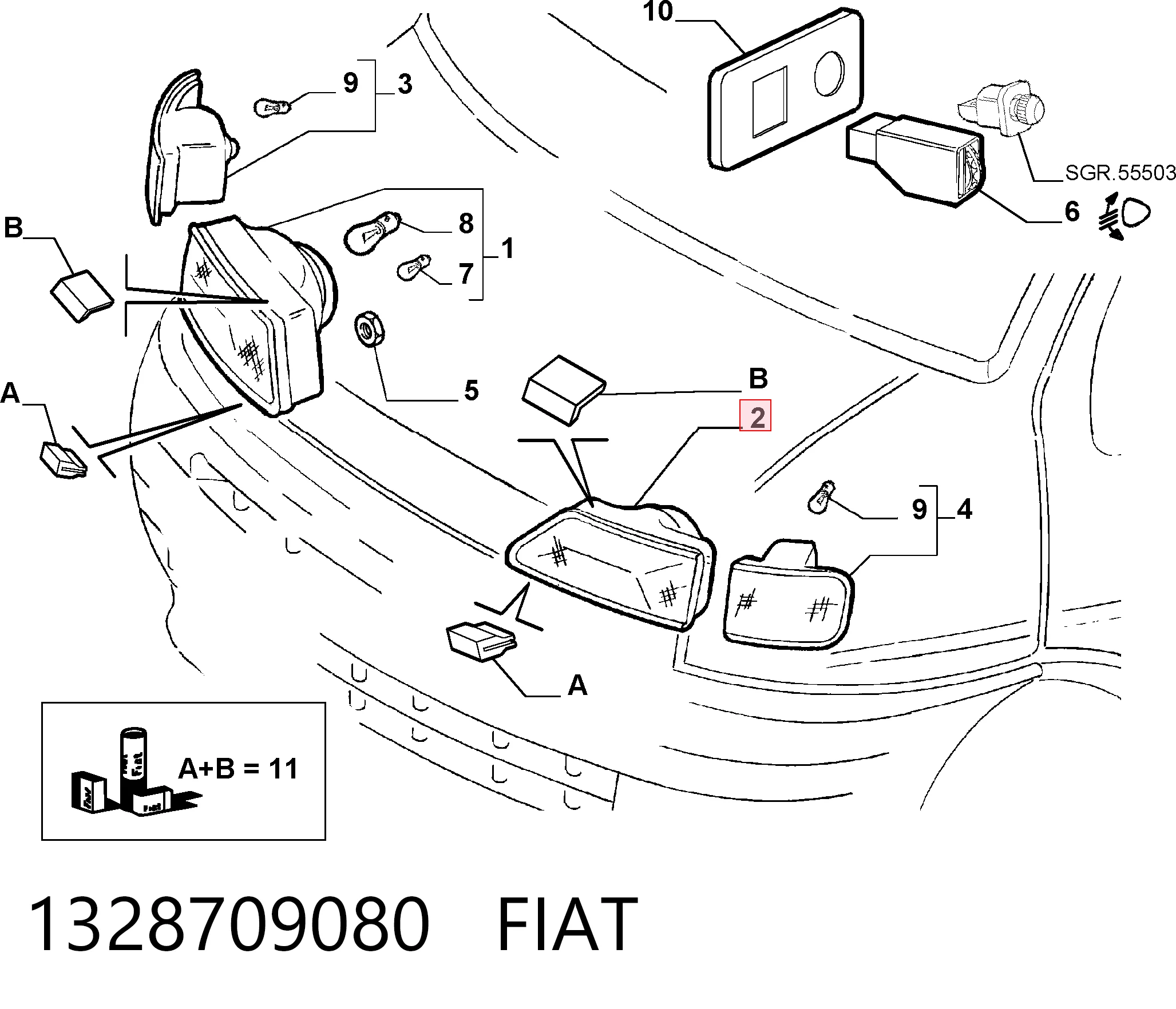 Купити Фара ліва Peugeot Boxer I 230L