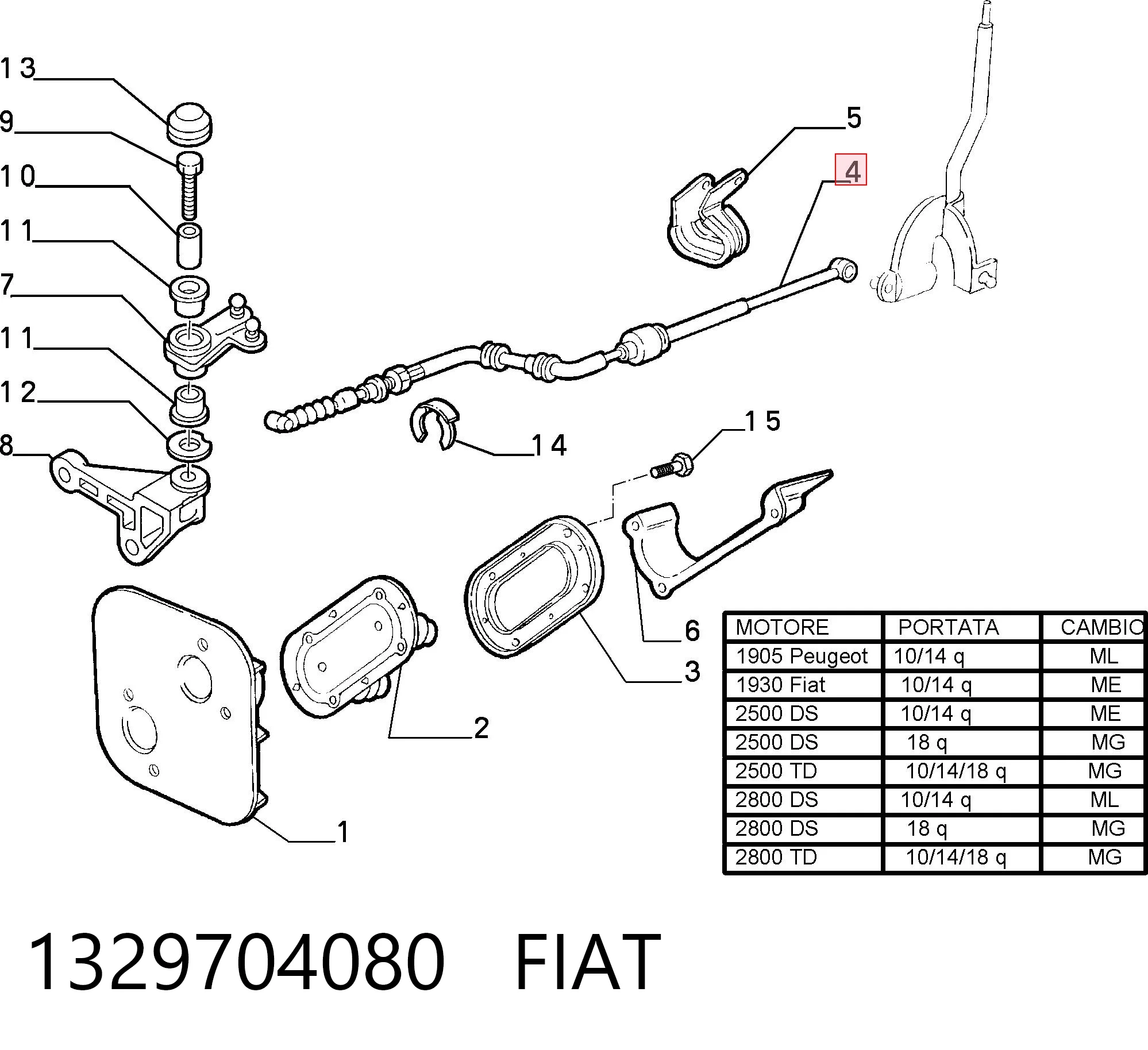 Трос перемикання передач, вибору передачі Fast FT73093 ціна, від 52.86 USD