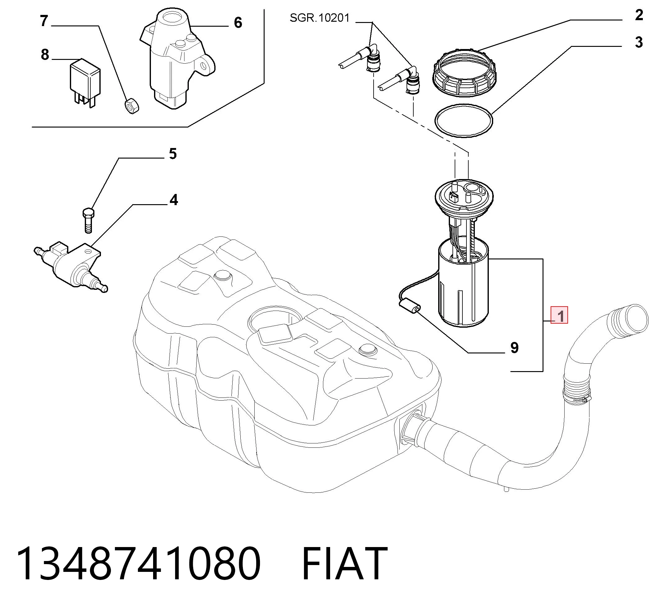 Модуль бензонасоса Magneti Marelli MAM00201M ціна, від 136.15 USD