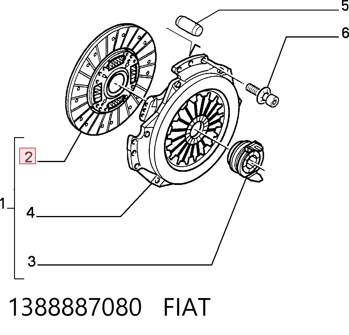 Диск зчеплення SU00100481 Toyota