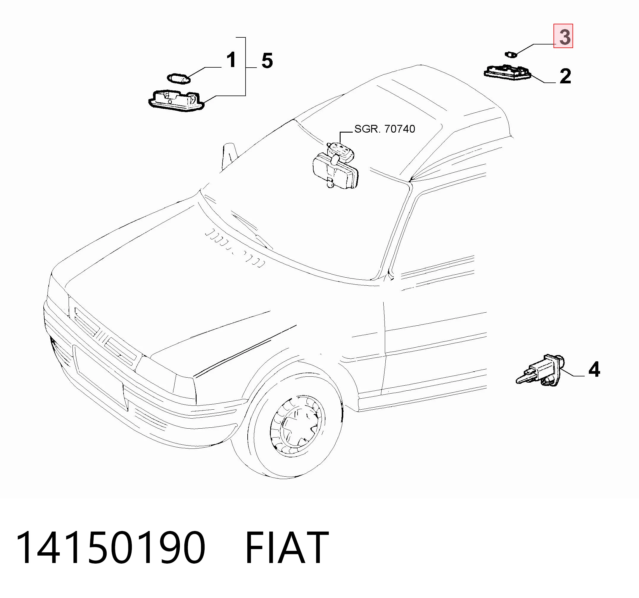 Купити C10W12V Magneti Marelli Лампочка плафону освітлення салону/кабіни