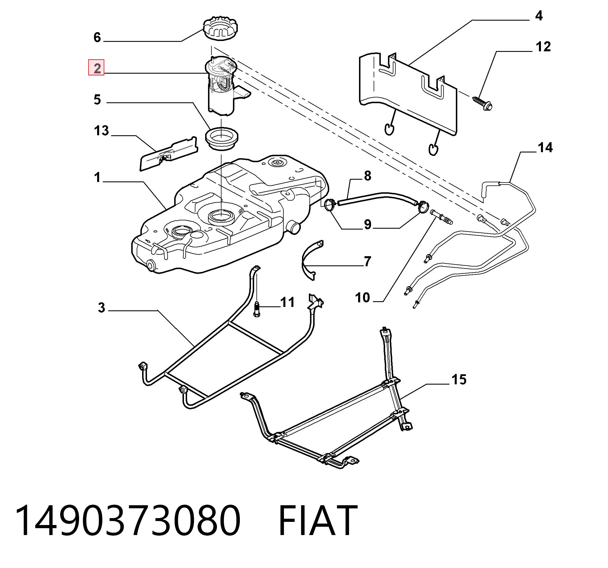 Електробензонасос на Citroen C8  EA, EB