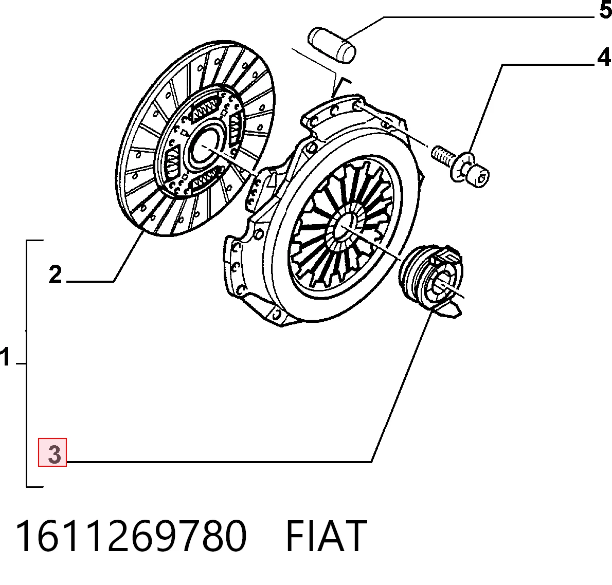 Вижимний підшипник Fiat Ducato III бортова платформа (250) (2006 - 2026) ціна, від 18.69 USD